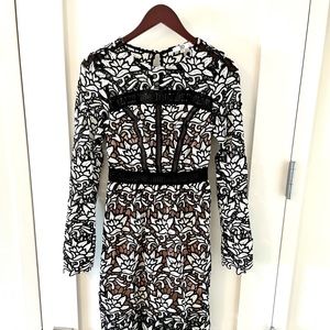 ASOS Appliqué Lace Cocktail Dress